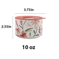 Botanical Ceramic Food Storage Container