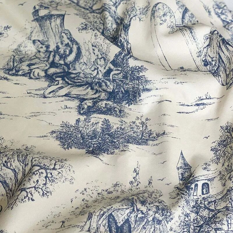 Vintage Countryside Toile Tablecloth