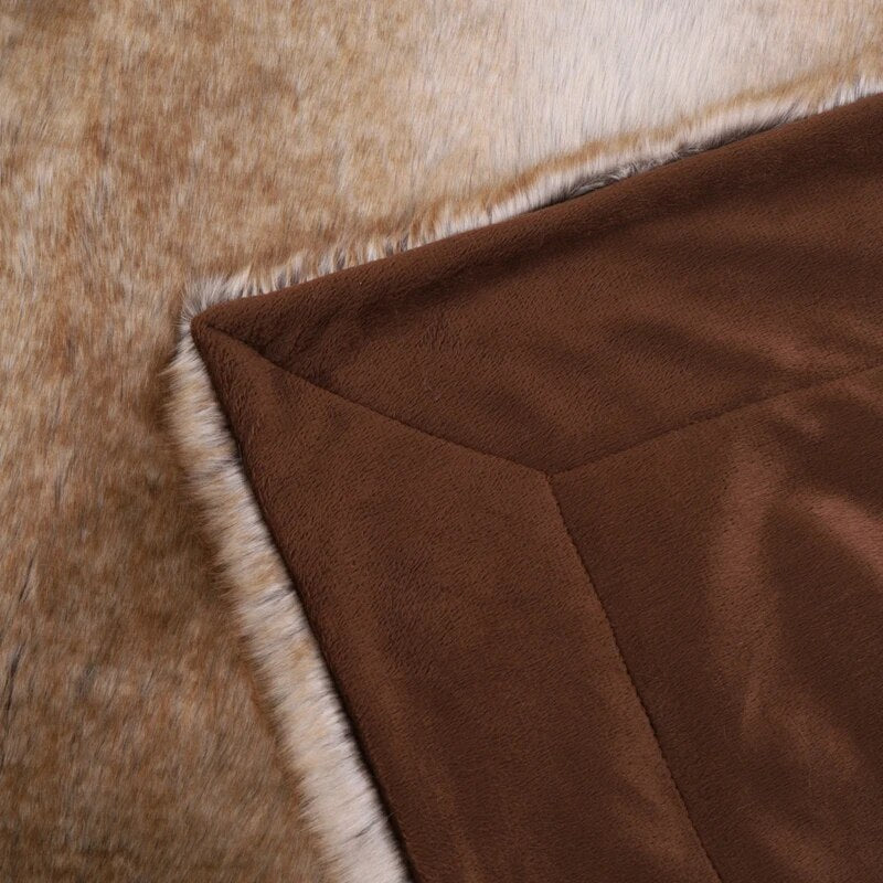 Sophisticated Faux Fur Blanket