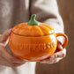 Ceramic Pumpkin Cup