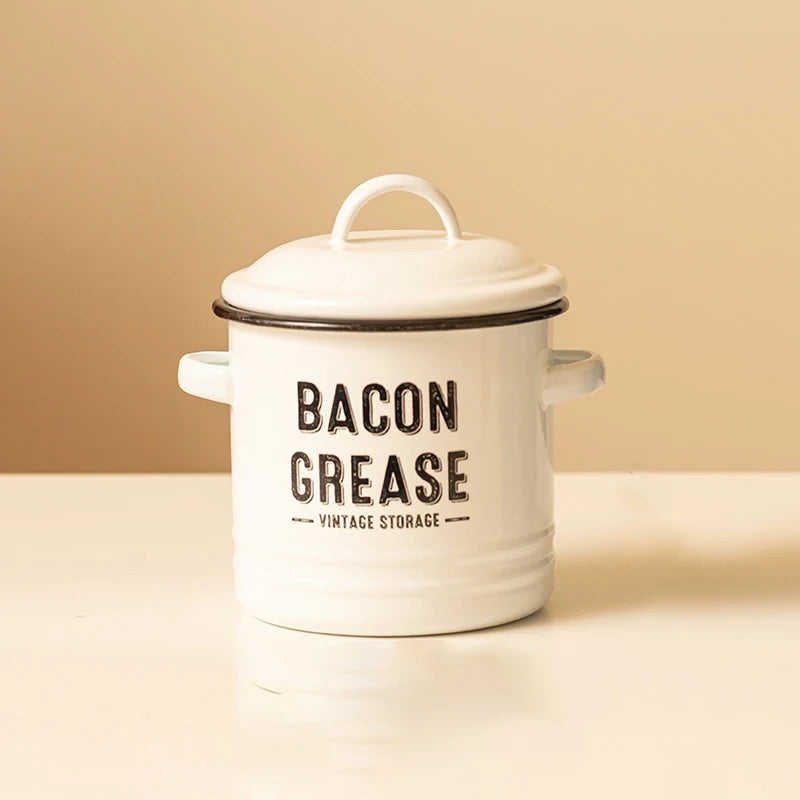 Vintage Bacon Grease Containers