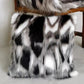 Exquisite Jacquard Faux Fur Pillow Cover