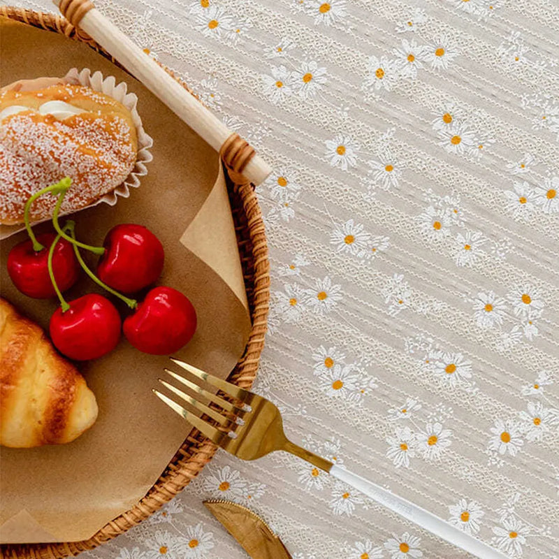 Sunlit Daisy Tablecloth