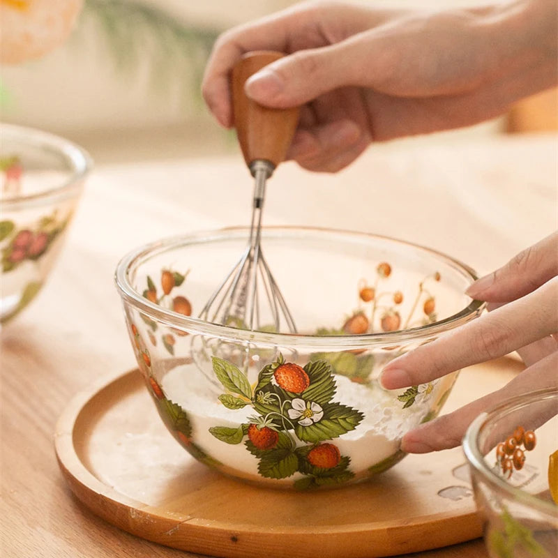 Vintage French-Style Glass Bowls