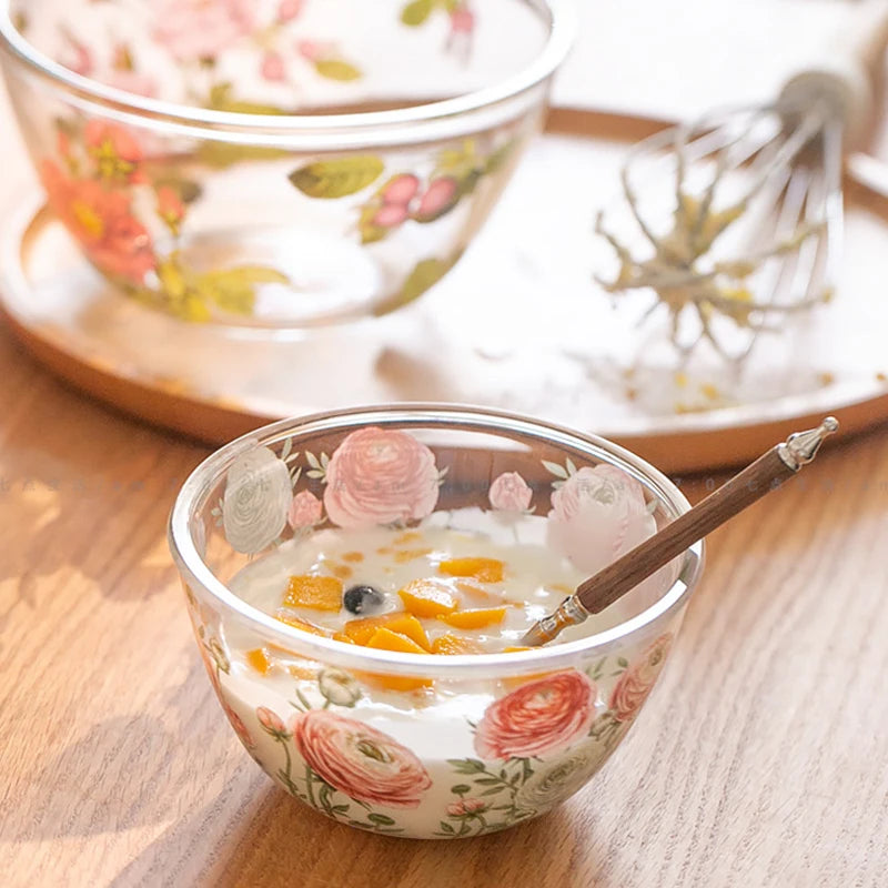 Vintage French-Style Glass Bowls