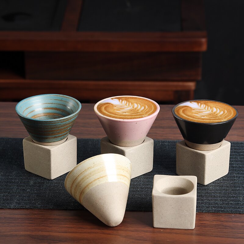 Ceramic Sakura Espresso Cups