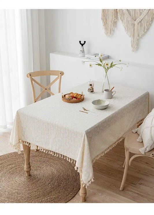 Sunlit Daisy Tablecloth