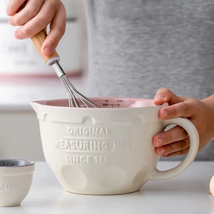 French Country Ceramic Mixing Bowl