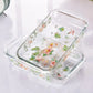 Blossom Borosilicate Glass Baking Dish