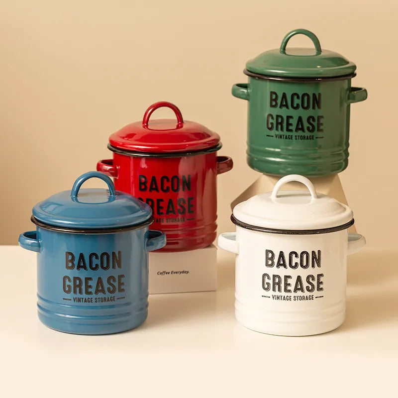 Vintage Bacon Grease Containers