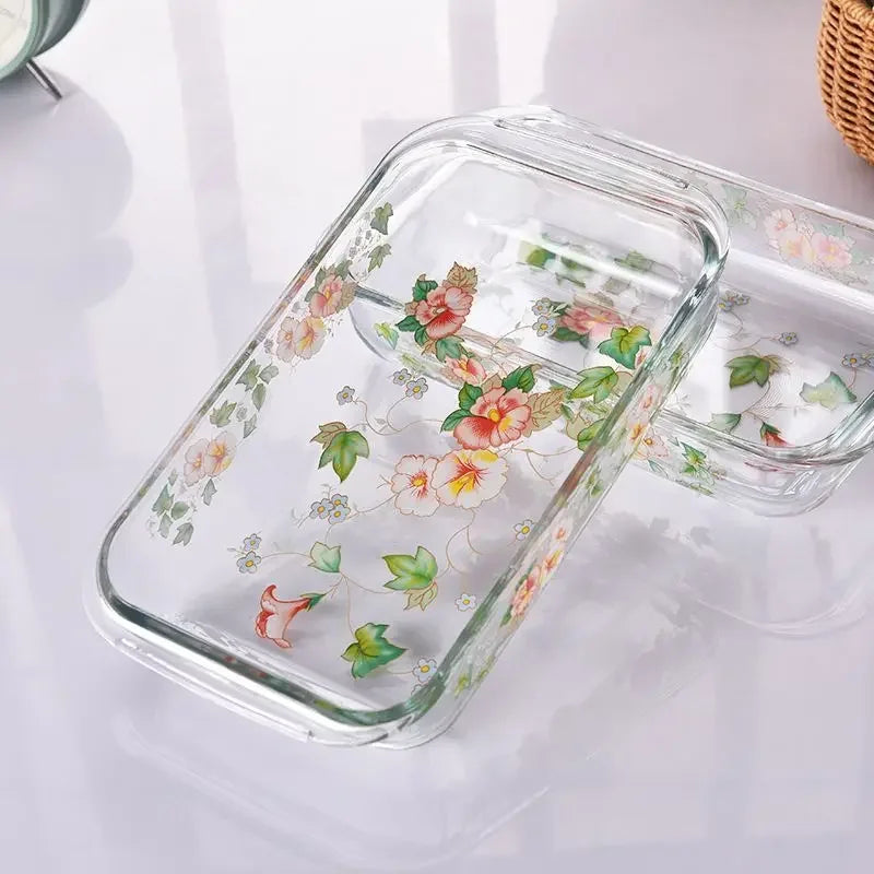 Blossom Borosilicate Glass Baking Dish