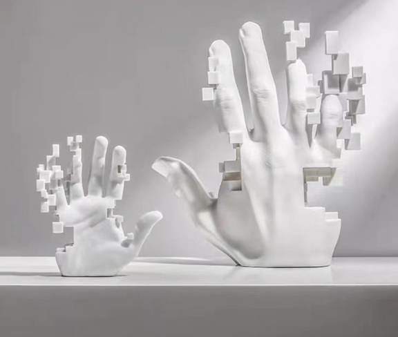 Digital Descent Hand Sculpture – Vista Modern Living