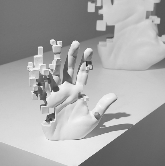 Digital Descent Hand Sculpture – Vista Modern Living