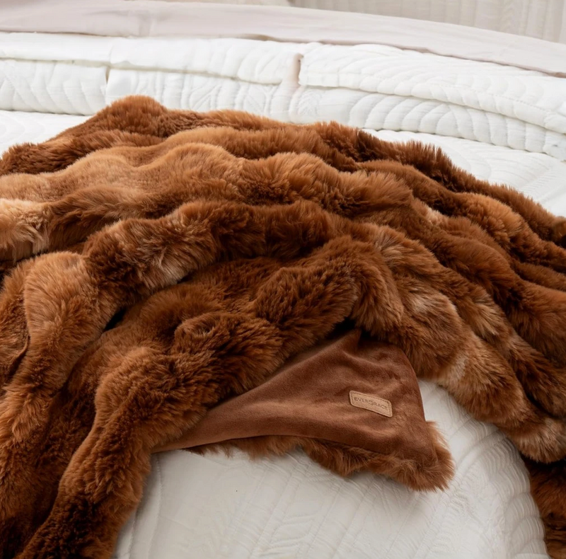 Lavish Faux-Fur Blanket