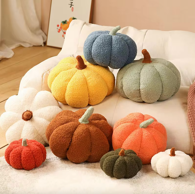 Plush Pumpkin Pillows