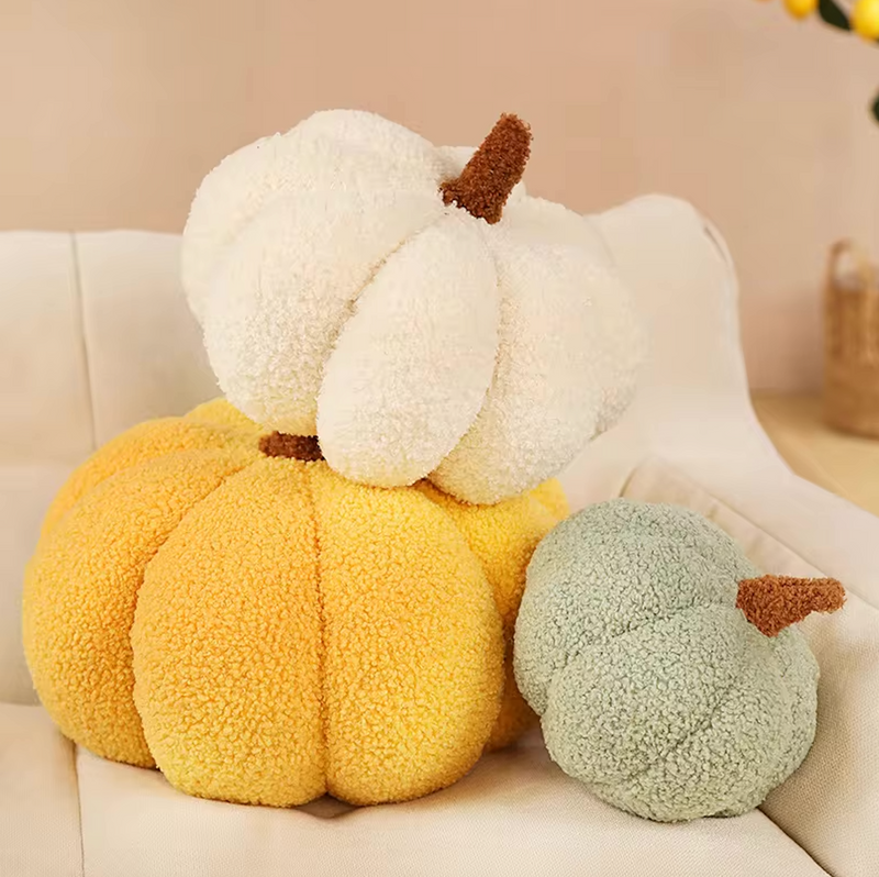 Plush Pumpkin Pillows