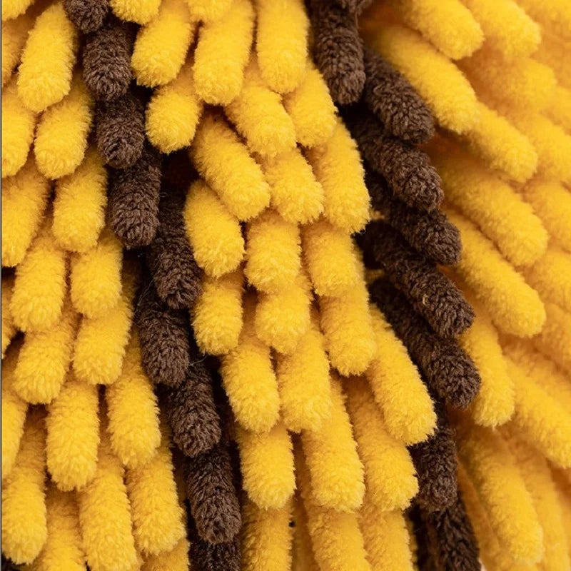 Bee-Shaped Chenille Hand Towel