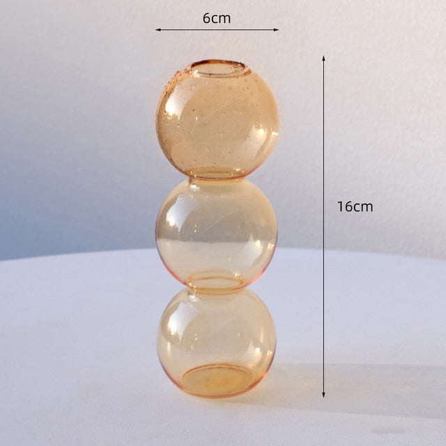 Ethereal Glass Bubble Vase Collection