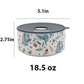 Botanical Ceramic Food Storage Container