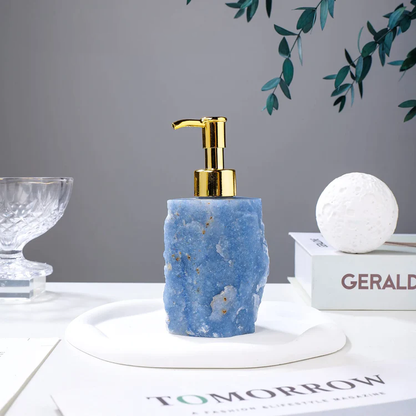 Natural Crystal Gemstone Soap Dispenser