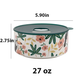 Botanical Ceramic Food Storage Container