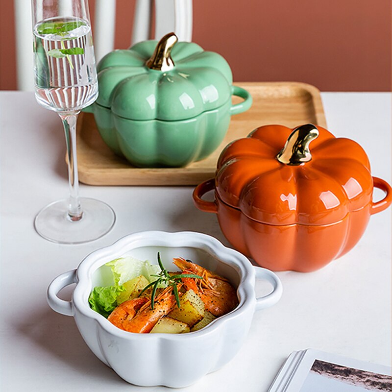 Ceramic Pumpkin Cookware