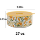 Botanical Ceramic Food Storage Container