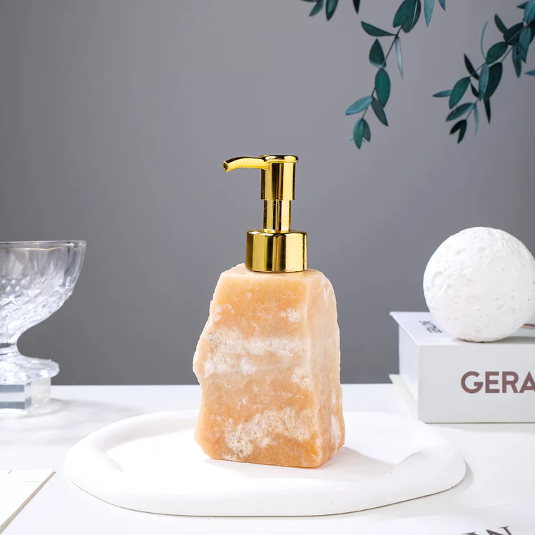 Natural Crystal Gemstone Soap Dispenser